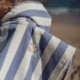 Pončo Za Plažu – Dreamy Purple Stripe