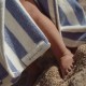Pončo Za Plažu – Dreamy Purple Stripe