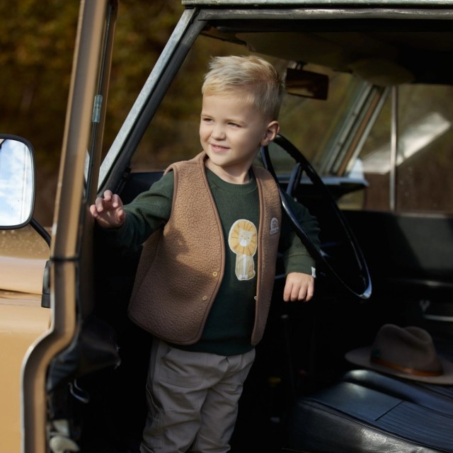 Teddy Prsluk, Braon - Safari Friends