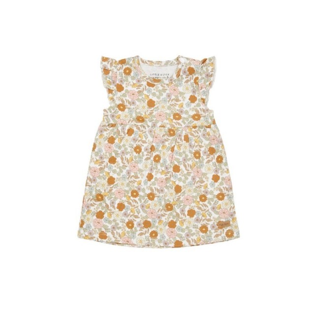 Haljina Bez Rukava Sa Volanima - Vintage Little Flowers
