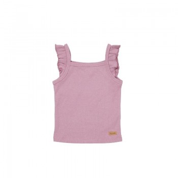 Singlet majica bez rukava Mauve - Vintage Little Flowers