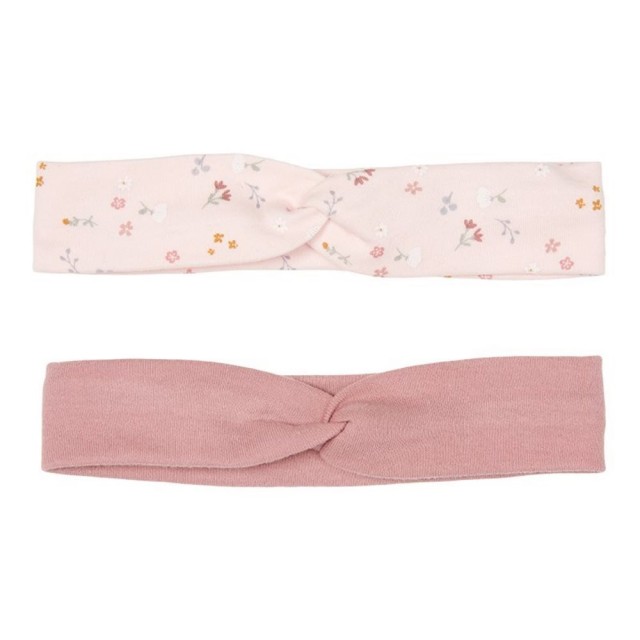Set Traka Za Glavu - Little Pink Flowers-Vintage Pink