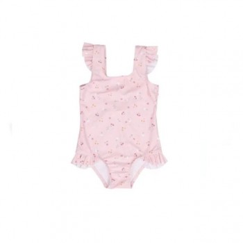 Kupaći, jednodelni, sa volanima - Little Pink Flowers