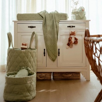 Korpa okrugla za odlaganje, zelena - Essentials