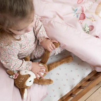 Navlaka za dušek  - Forest Friends, White, 80 × 40 cm