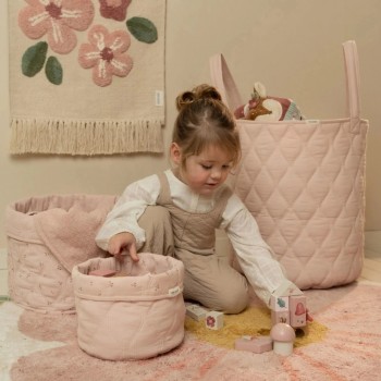 Korpa okrugla za odlaganje -  Pure Blossom Pink, Ø20x15cm