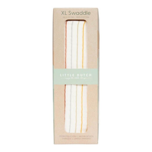Pelena 120 x 120 - Vintage Sunny Stripes