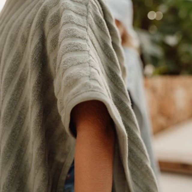 Pončo Za Plažu - Olive