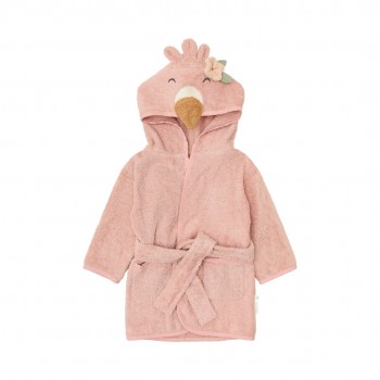 Bade mantil sa kapuljačom – Flamingo