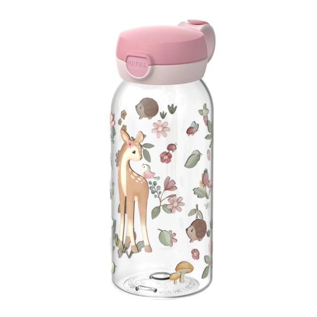 Flašica Za Piće Sa Push-Up Poklopcem 600 Ml, Roze - Fairy Garden Flašica Za Piće Sa Push-Up Poklopcem 600 Ml, Roze - Fairy Garden