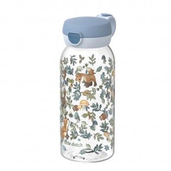 Flašica za piće sa push-up poklopcem 600 ml, plava - Forest Friends