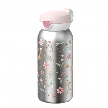Flašica od nerđajućeg čelika sa push-up sistemom 600 ml, roze- Fairy Garden