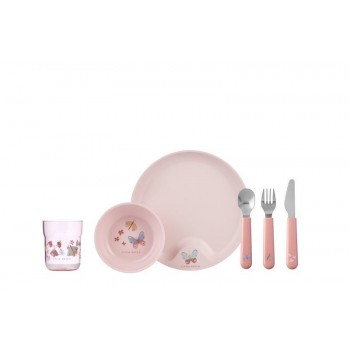 Set za jelo Mepal Mio 6 - Flowers & Butterflies