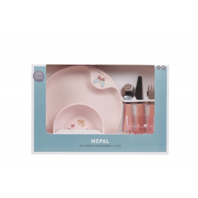 Set za jelo Mepal Mio 6 - Cveće & Leptir Set za jelo Mepal Mio 6 - Cveće & Leptir