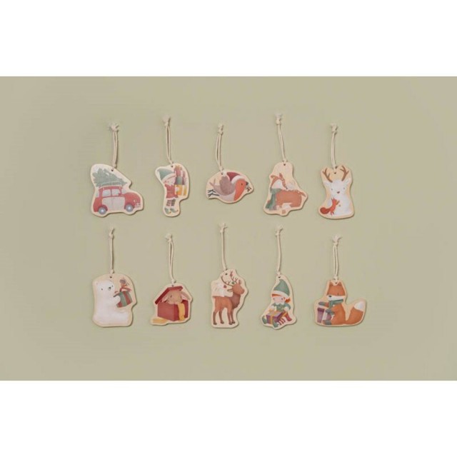 novogodišnji ukrasi, dreveni