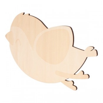 Drvena lampa - Ptica