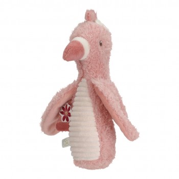 Mekana zvečka za bebe, Flamingo - Safari Friends