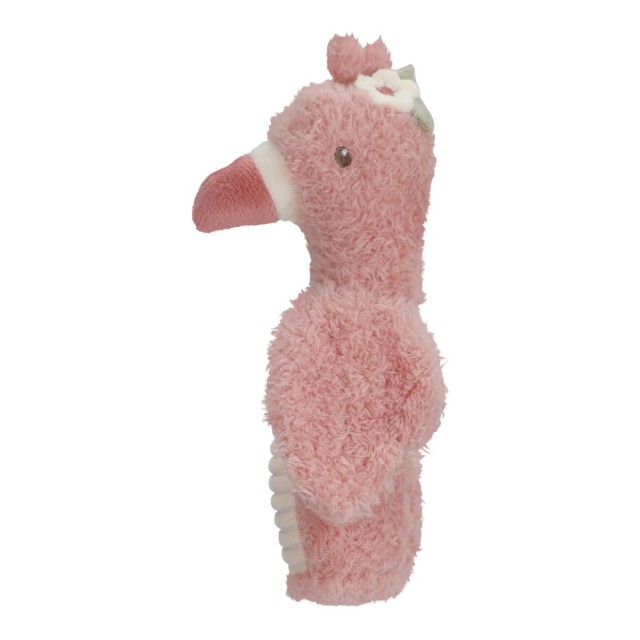 Mekana Zvečka Za Bebe, Flamingo - Safari Friends