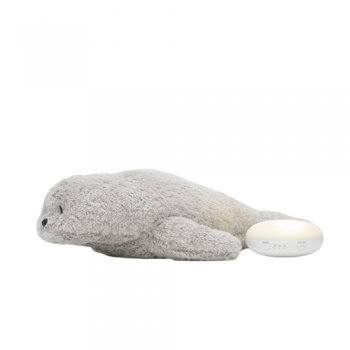 Moonie 2.0 Organic - Foka Gray sa lampicom i umirujućim zvucima