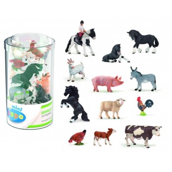 PAPO Mini domaće životinje – set od 12 figurica PAPO Mini domaće životinje – set od 12 figurica