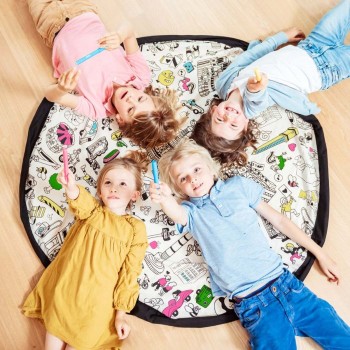 2u1 prostirka za igru i vreća za odlaganje igračaka - Pariz