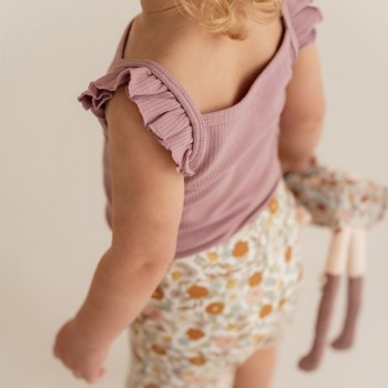 Singlet majica bez rukava Mauve - Vintage Little Flowers Singlet majica bez rukava Mauve - Vintage Little Flowers