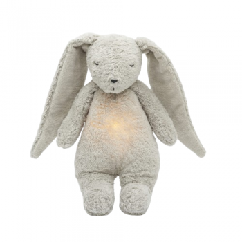 Moonie 2.0 Organic - Zeka Gray sa lampicom i umirujućim zvucima