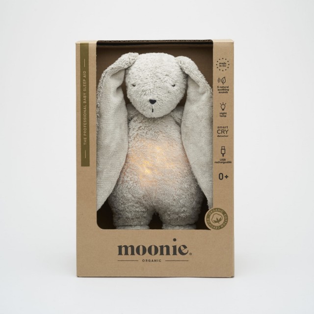 Moonie 2.0 Organic - Zeka Gray Sa Lampicom I Umirujućim Zvucima Moonie 2.0 Organic - Zeka Gray Sa Lampicom I Umirujućim Zvucima