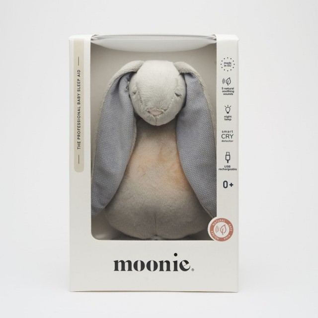 Moonie 2.0 Organic - Zeka Silver Sa Lampicom I Umirujućim Zvucima Moonie 2.0 Organic - Zeka Silver Sa Lampicom I Umirujućim Zvucima