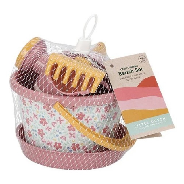 Set za plažu - Pink Flowers