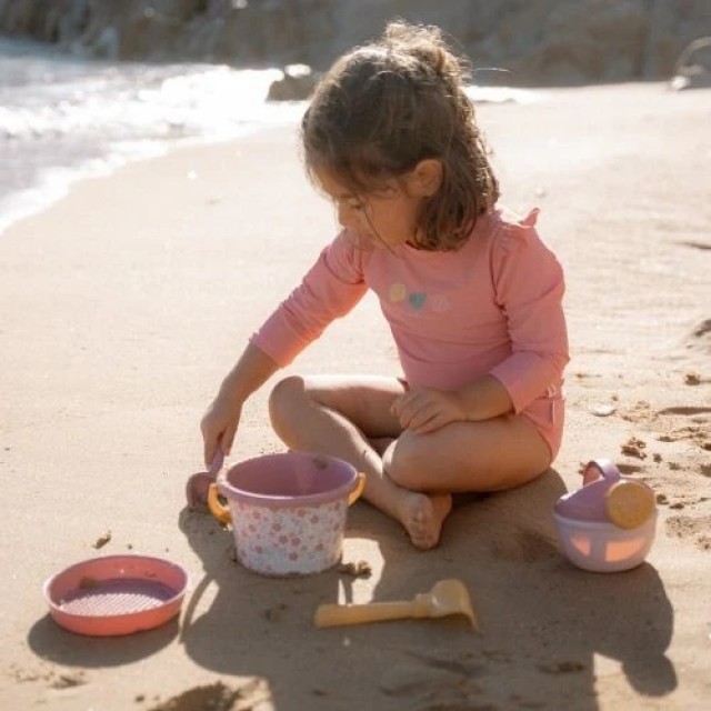 Set za plažu - Pink Flowers
