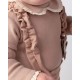 Bodi Dugih Rukava Diete - Rose Mocha Bodi Dugih Rukava Diete - Rose Mocha