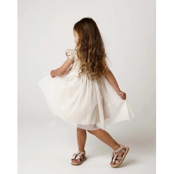 Haljina sa karnerima Fleurance - Soft Sand