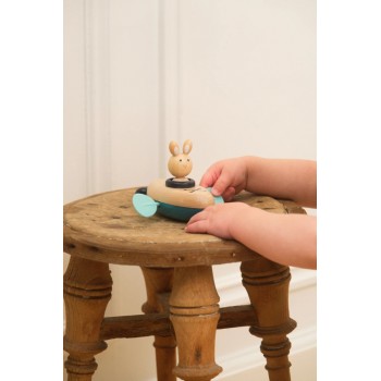 Igračka za kupanje - Zeka u čamcu na navijanje