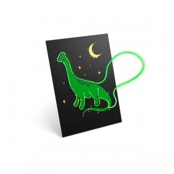 KidyWolf KIDYNEON – Kreativni neon set za decu, Dinosauri