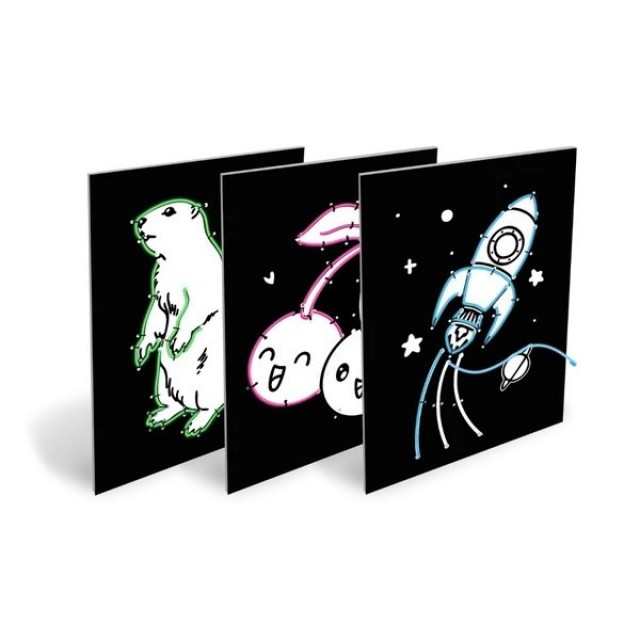 Kidy Wolf Kidyneon Pack – Kreativni Set Za Svetleću Zidnu Dekoraciju