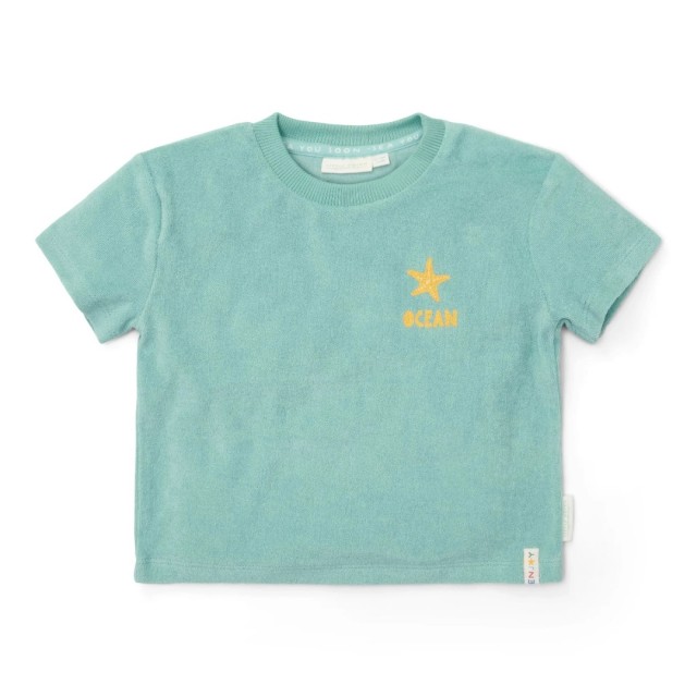 Komplet, šorc i majica - Sea life, zelena