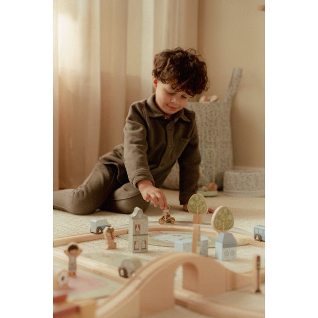 Drveni železnički set XL