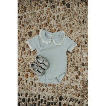 Cipele Amdy Shoes - Srebrno-siva metalik koža