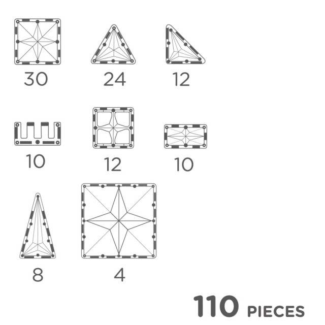 Geometrijski Oblici, 110 Delova Geometrijski Oblici, 110 Delova
