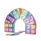 Geometrijski oblici – Pastel, 125 delova Geometrijski oblici – Pastel, 125 delova