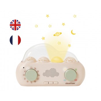 Projektor, zvučnik i noćno svetlo - Moja prva kutija snova EN/FR Projektor, zvučnik i noćno svetlo - Moja prva kutija snova EN/FR