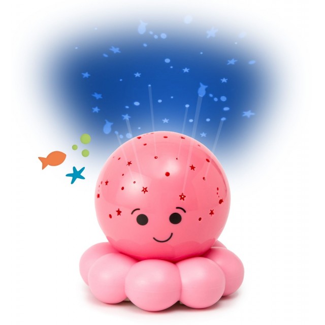 Noćna Led Lampa - Svetlucava Hobotnica Okto Za Putovanja, Pink Noćna Led Lampa - Svetlucava Hobotnica Okto Za Putovanja, Pink
