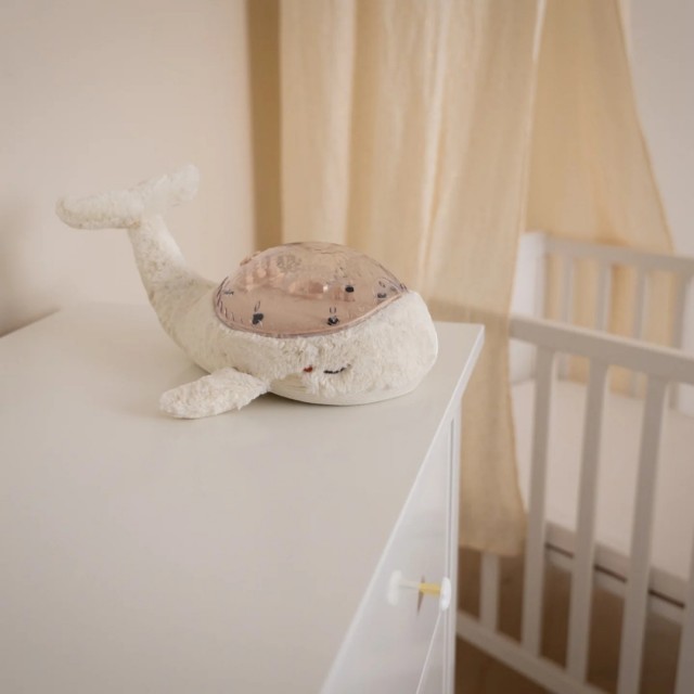 Projektor, Muzička Igračka I Noćno Svetlo - Kit, Beli