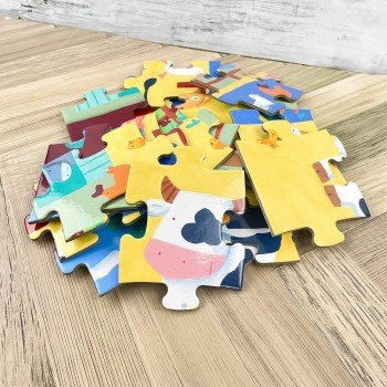 Kartonska slagalica - Na farmi