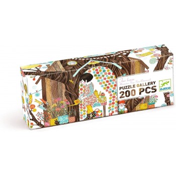 Kartonska slagalica - Kućica na drvetu