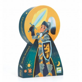 Kartonska slagalica - Vitez i beli vuk