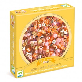 Kreativni set - Set perlica Abeceda, zlatne Kreativni set - Set perlica Abeceda, zlatne