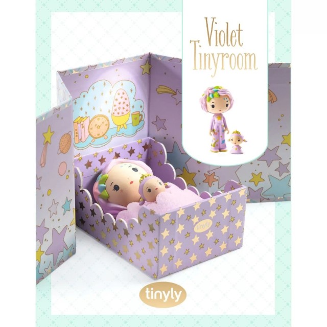 Tinyly Figurine - Spavaća Soba Violet & Star Tinyly Figurine - Spavaća Soba Violet & Star