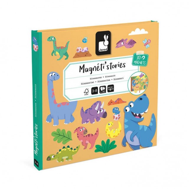 Knjiga Sa Magnetnim Pričama, Magneti Stories - Dinosaurusi Knjiga Sa Magnetnim Pričama, Magneti Stories - Dinosaurusi
